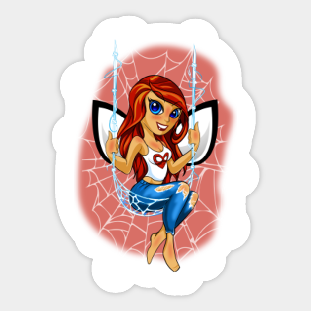 Mary Jane - Spider Man - Sticker