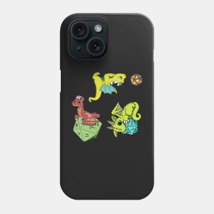 Dice Goblin Dragon Babies Trio Phone Case