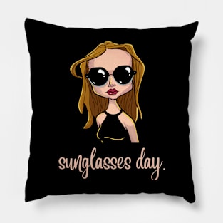 Summer sunglasses Pillow