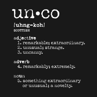 white unco definition T-Shirt