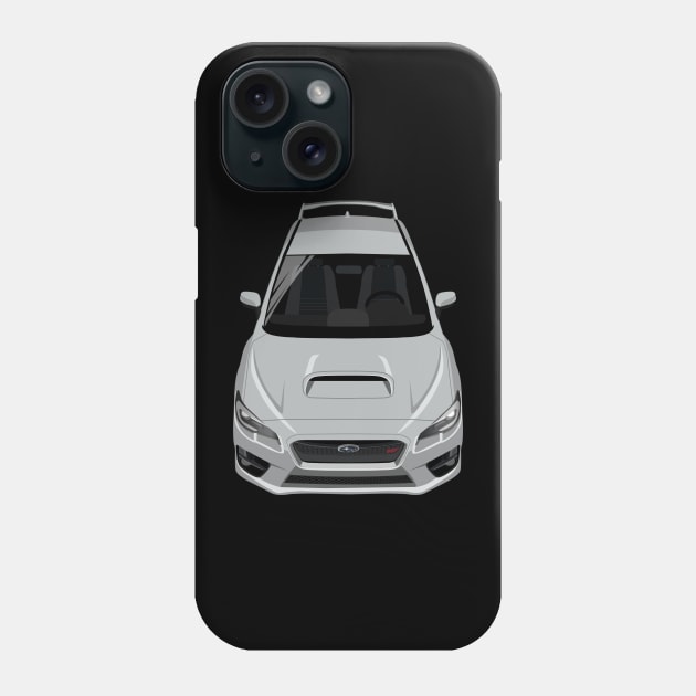 WRX STI 2015-2017 - Si;ver Phone Case by jdmart