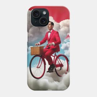 pee wee herman on bike in heaven Phone Case