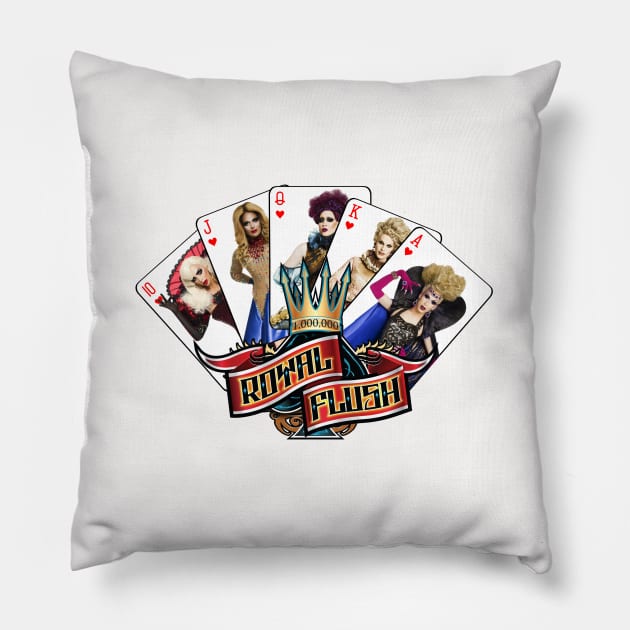 Royal Flush RPDR AS2 Pillow by fsketchr