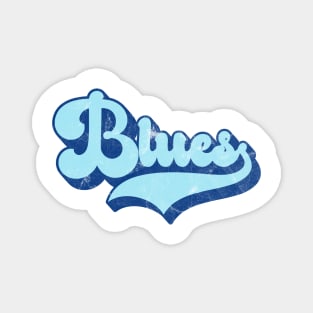 BLUES (Light Text) Magnet