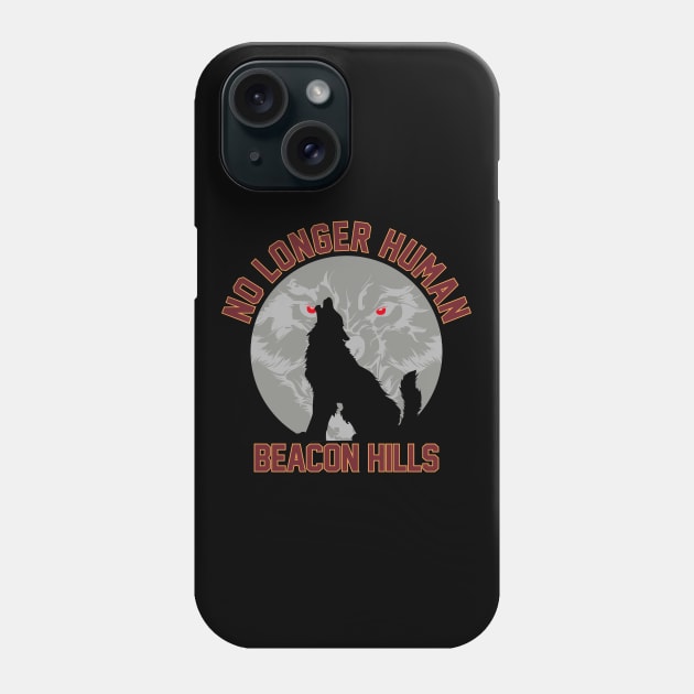 werewolf no longer human design Phone Case by colouredwolfe11