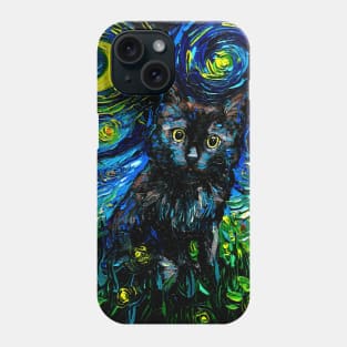 Black Cat Night 3 Phone Case