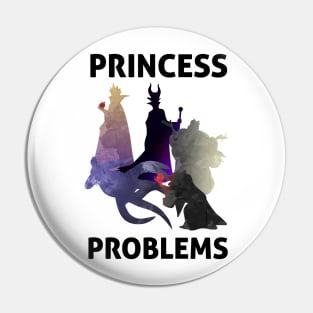 Princess Problems Inspired Silhouette Pin
