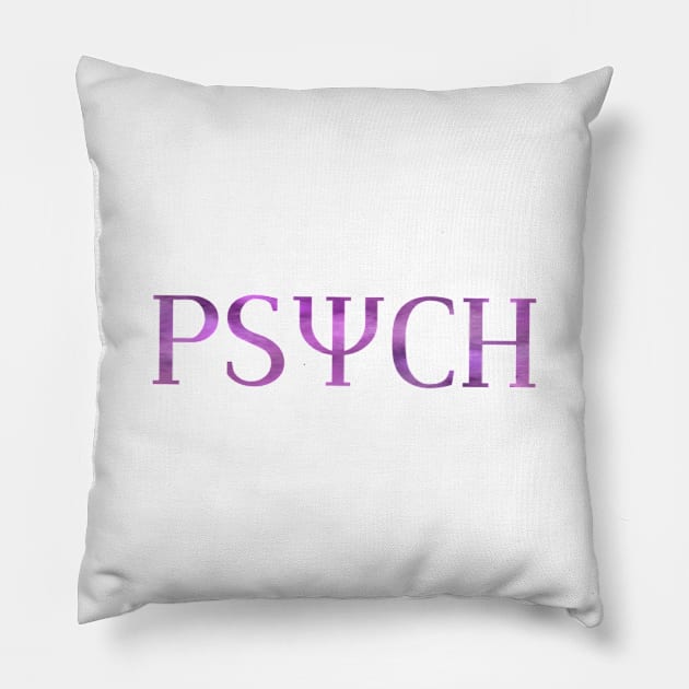 Psychology Pillow by EtheLabelCo