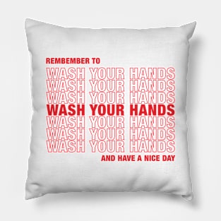 Wash Your Hands Pillow