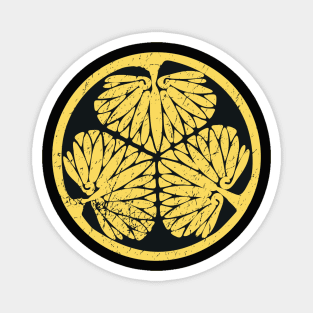 Tokugawa Mon Hollyhock Crest Magnet