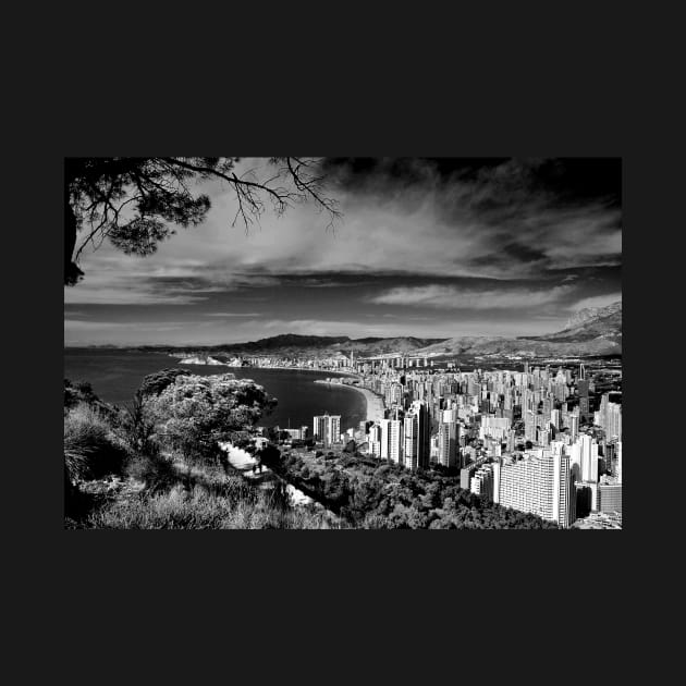 Benidorm Skyline Cityscape Costa Blanca Spain by AndyEvansPhotos