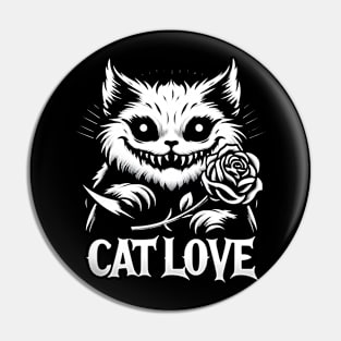 Cat love Pin