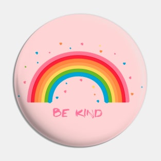 Be Kind - Cute Rainbow Pin