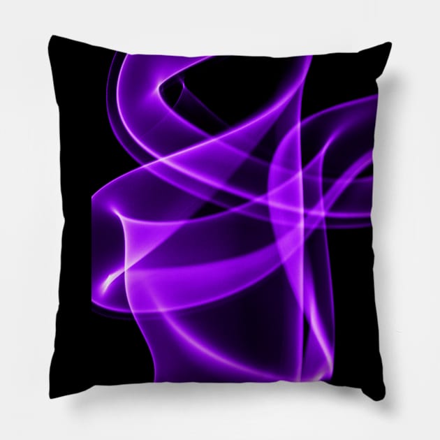 Smoke Close Up Pillow by philippemx