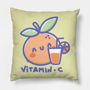 kawaii vitamin-c Pillow