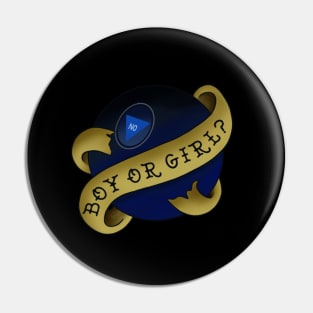 Magic Gender 8 Ball Pin