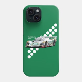 Retro Le Mans 24 Hours T-Shirt - Tic Tac 962 Group C Design Phone Case