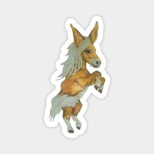 Fairy-tale Chestnut Miniature Horse Magnet