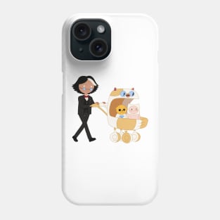 Simon, baby Finn and baby Jake Phone Case