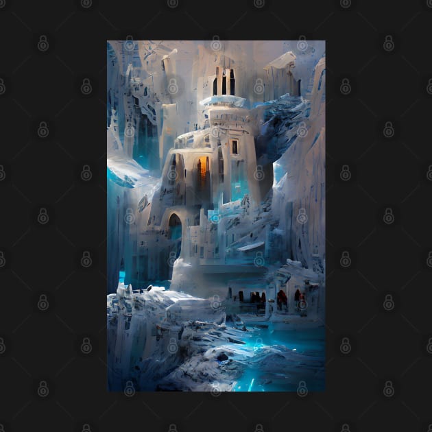 Ice Castle Fantasy Art Style by abysarts