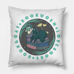 Book cat Pillow