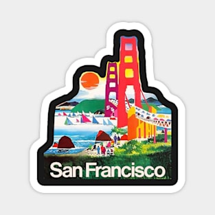 San Francisco Vintage Style Magnet