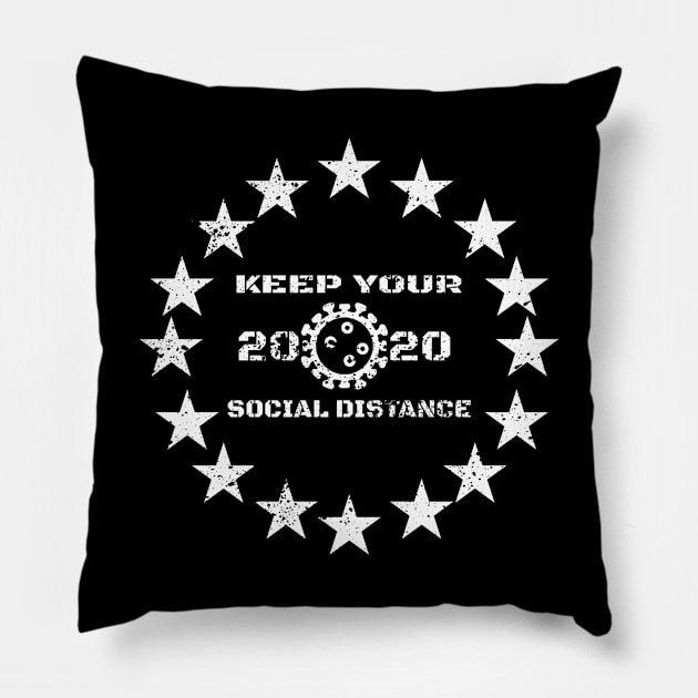 Social Distance Pillow by Amberstore