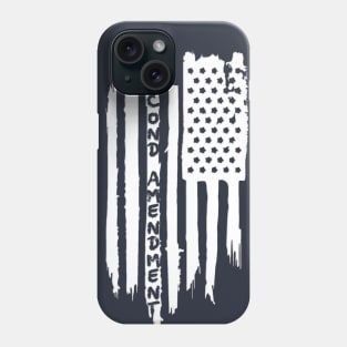 Second Amendment Distressed Flag Phone Case