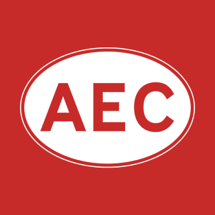 AEC classic lorry oval country plate T-Shirt