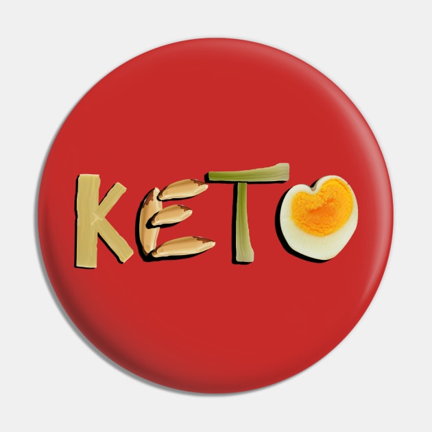 Keto Diet Support Weight Loss & Healthy Living Gifts Pin by tamdevo1