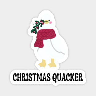 Christmas Quacker Magnet