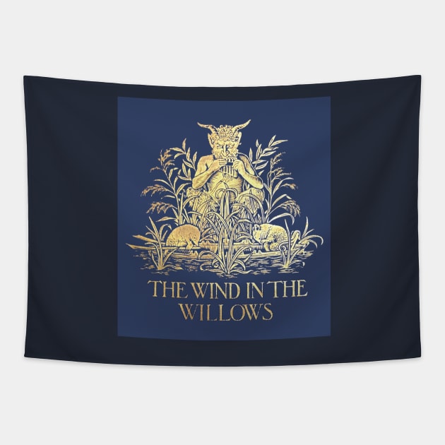 The Piper at the Gates of Dawn - The Wind in the Willows, Ernest H. Shepard Tapestry by forgottenbeauty