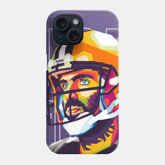 Joe Flacco Phone Case by cool pop art house