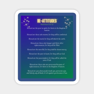 Be-Attitudes Magnet