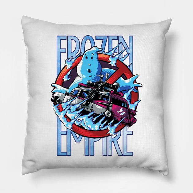 Ghostbusters Frozen Empire Pillow by dlo168