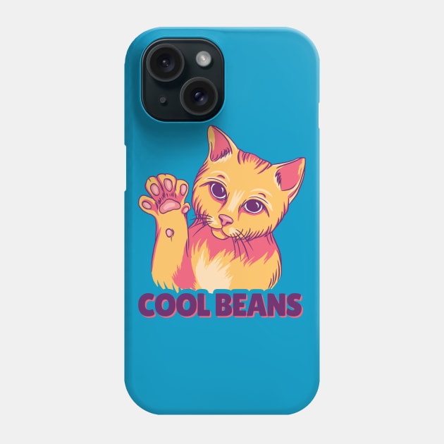 Cool Beans Cat Toe Beans Phone Case by HiFi Tees