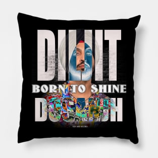 Diljit Painting Pillow