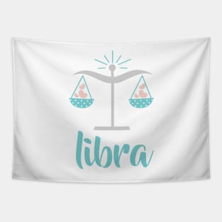 Libra Sep 23 - October 22 - Air sign - Zodiac symbols Tapestry