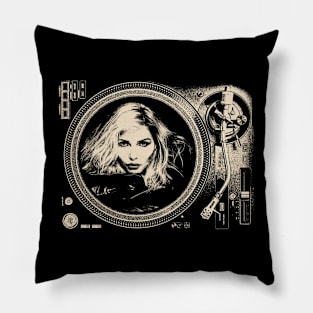 Vinyl Record Blondie rOCK Pillow