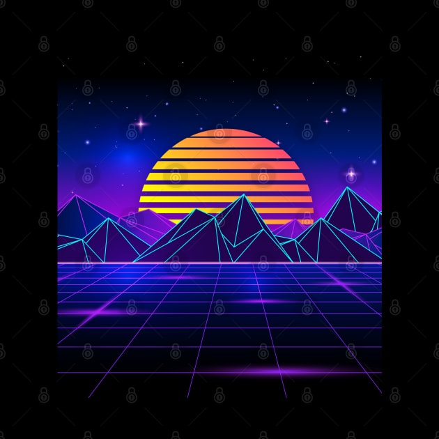 Dazzling Sunset Synthwave by edmproject