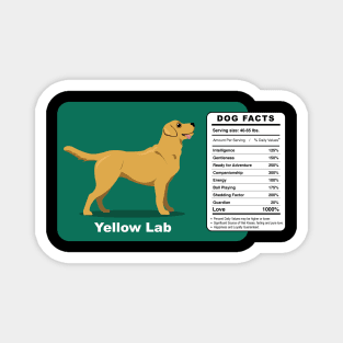 Yellow Lab Dog Magnet