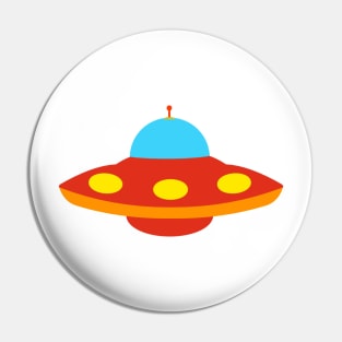 Ufo flying saucer spaceship Pin