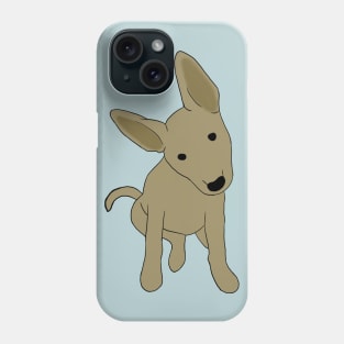 Puppy Outline Drawing Phone Case