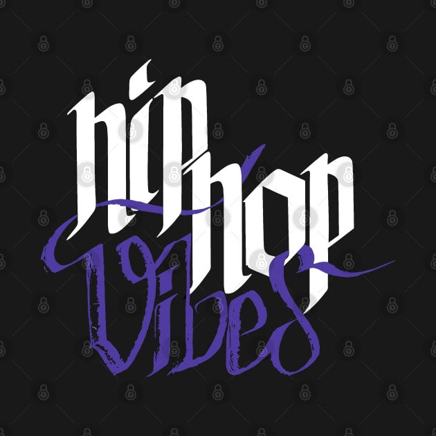 Hip Hop Vibes Kurzarm Weiß HipHop Streetwear by Upswipe.de