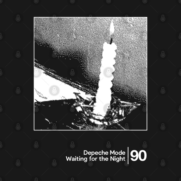 Waiting For the Night - Depeche Mode / Minimal Graphic Artwork by saudade