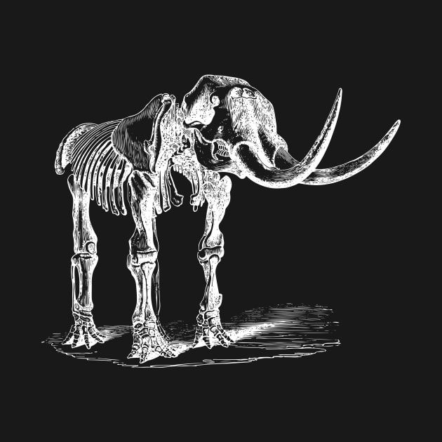 Mammoth Skeleton by tommartinart