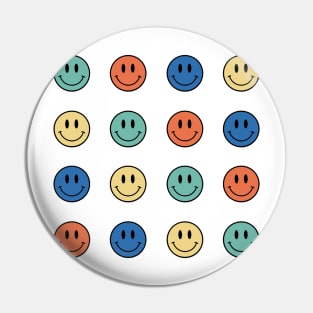 Mini Smiley Faces Bundle - Summer 2022 Color Palette Pin