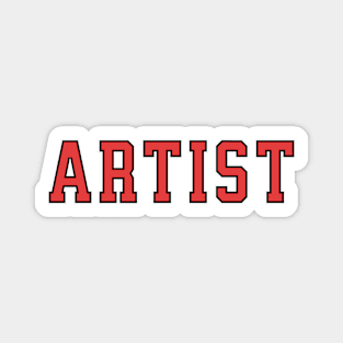 Artist University Text Magnet