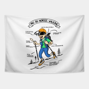 nordic walking humor Tapestry