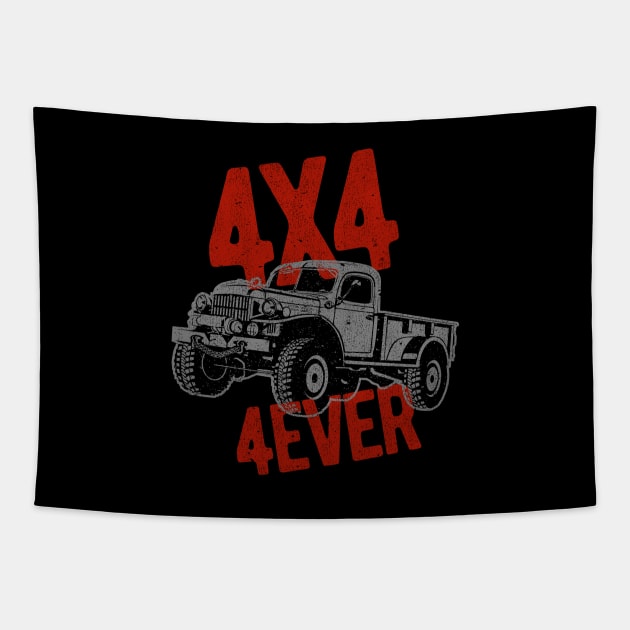 4x4 Forever Powerwagon Tapestry by artbitz